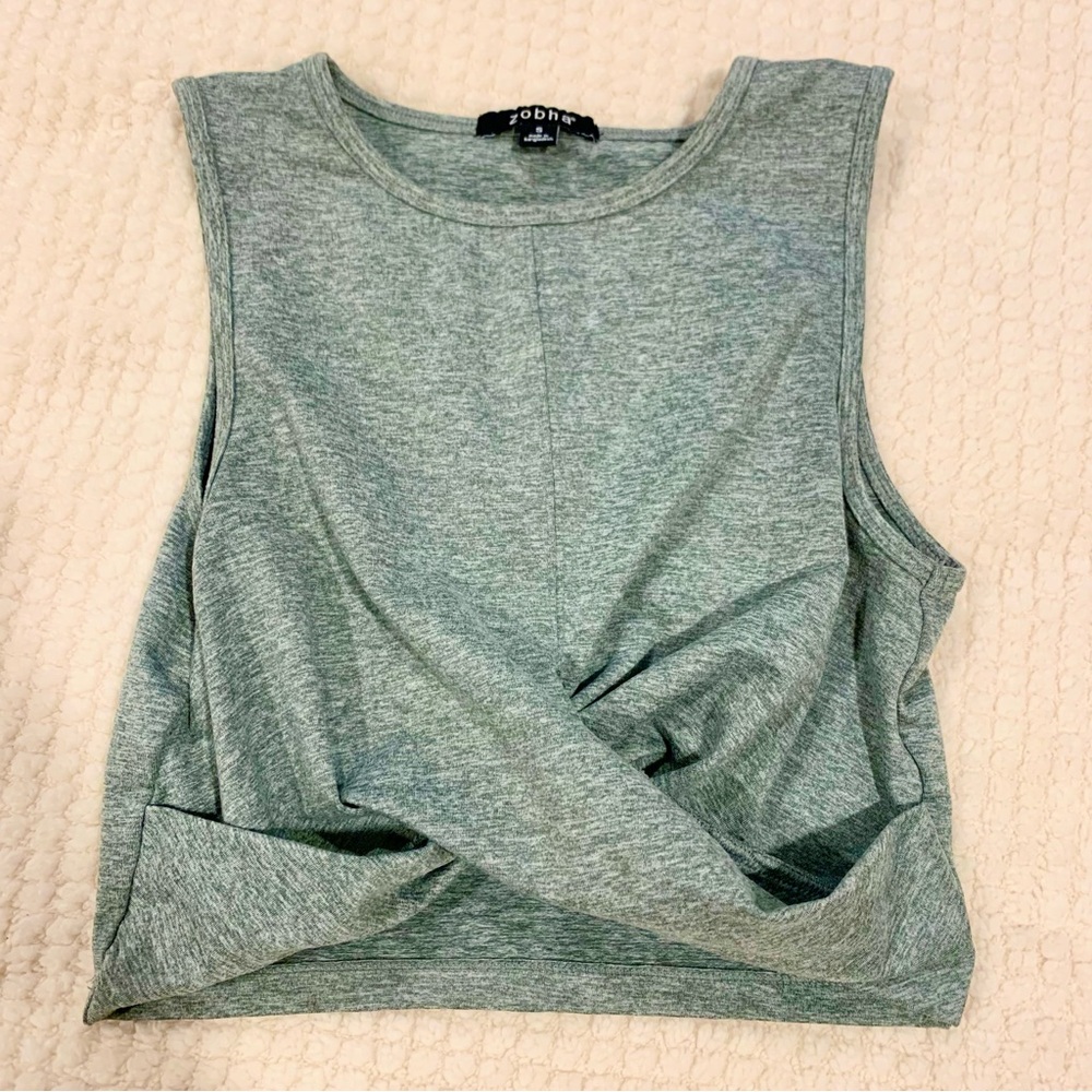 Zobha Sage Muscle Tee
